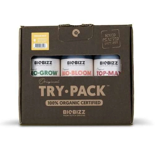 Komplet gnojiva i pojačivača Biobizz Try-Pack Indoor, 3 x 250 ml