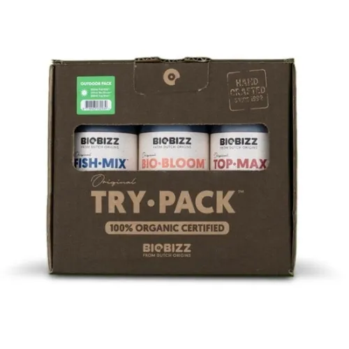 Komplet gnojiva i stimulatora Biobizz Try-Pack Outdoor, 3 x 250 ml