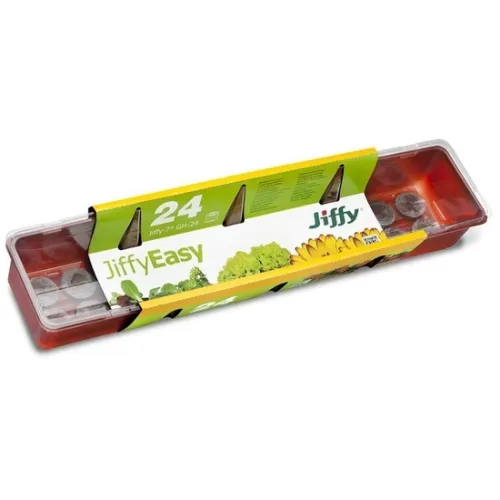 Mini staklenik Jiffy Easy s 24 Jiffy tresetnih tableta