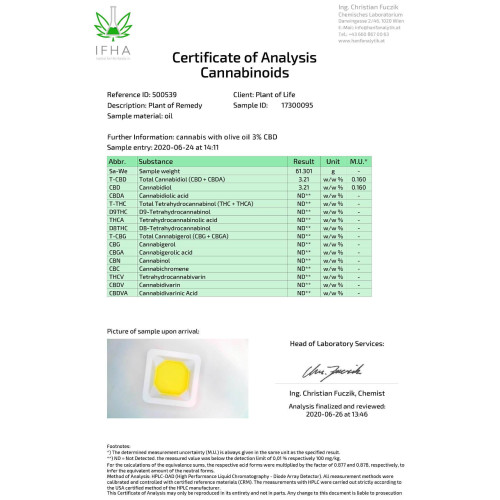 CBD kapi 3% CBD 10ml - maslinovo ulje