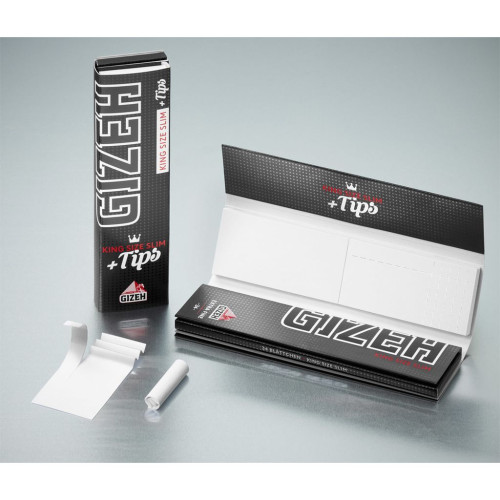 Gizeh Black KS Slim - papirići s filterima