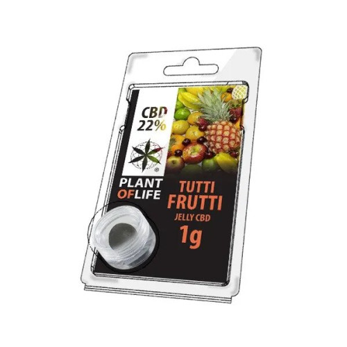 CBD hash 'Jelly', 22%, 1g – Tutti Frutti 