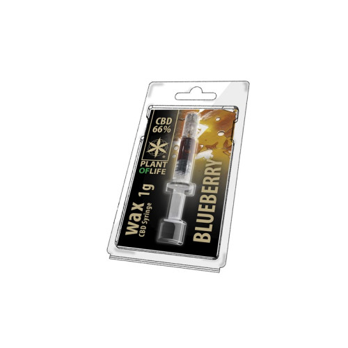 CBD konopljina smola 66% 1 ml Blueberry