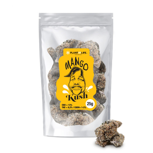 CBD cvjetovi Mango Kush, 25 g, 13 % CBD (Indoor)