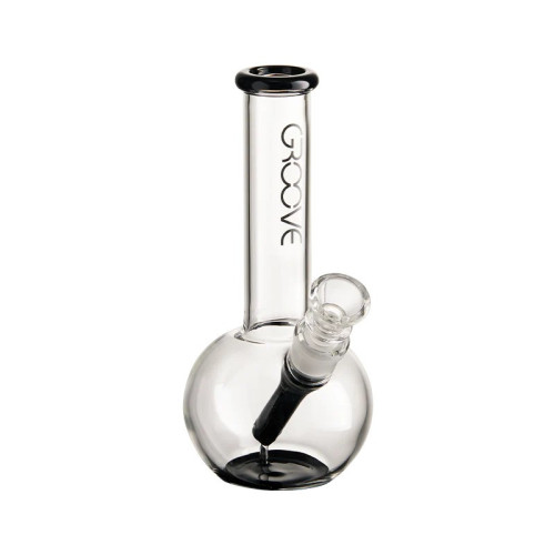 Stakleni bong Groove Round Tube, 18 cm