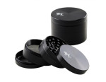 Alu Grinder Black Leaf, 4 dijela 