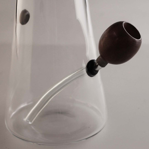 Stakleni Bong Black Leaf Hollandbong Windmill, 40 cm