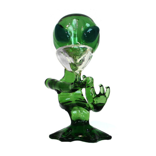 Stakleni bong Green Alien, 15 cm 