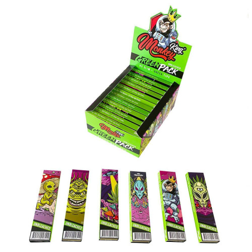 Monkey King Green Alien KS Slim, papirići + filteri