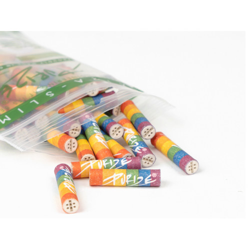 PURIZE Rainbow Xtra Slim, filteri s aktivnim ugljenom (50 kom.)