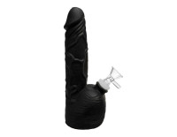 Silikonski bong Black Penis, 20 cm 