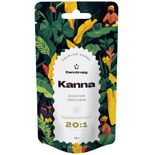 Kanna (Sceletium Tortuosum) Canntropy, 20:1 ekstrakt, 10 g 