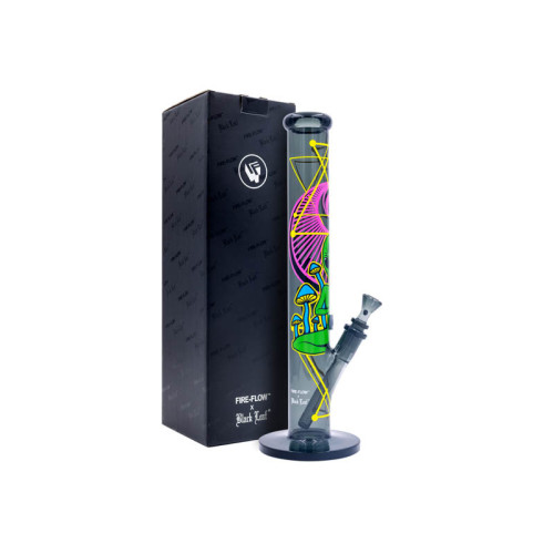 Stakleni bong Trippy Alien, Black Leaf, 40 cm