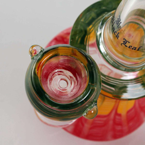 Mini stakleni bong bubbler Rasta, 16 cm