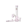 Stakleni bong Bitch, 30 cm - 4-dijelni set, Black Leaf