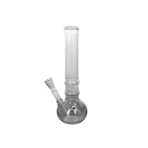 Stakleni bong Hemp Leaf White, 29 cm