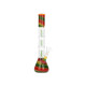 Stakleni bong Ice+Percolator Rasta, 37 cm