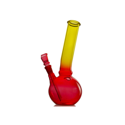 Stakleni bong, crveno-žuti, 24 cm