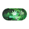 Stakleni mini bong - 6-dijelni set Hemp Leaf 420