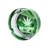 Stakleni mini bong - 6-dijelni set Hemp Leaf 420