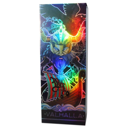 Stakleni bong Valhalla, 50 cm - 3-dijelni set, Black Leaf