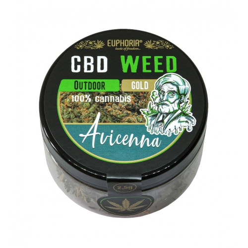 CBD cvjetovi Gold Avicenna, 5–6 % CBD, 2,5 g