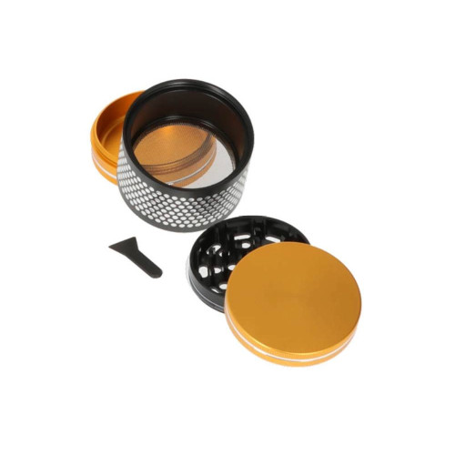 Grinder u zlatnoj i crnoj boji, 3-dijelni