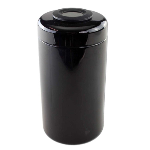 Ljubičasta staklena posuda s termometrom i higrometrom, 500 ml