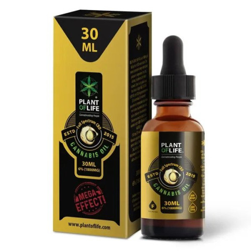 CBD ulje 6%, 30ml, puni spektar