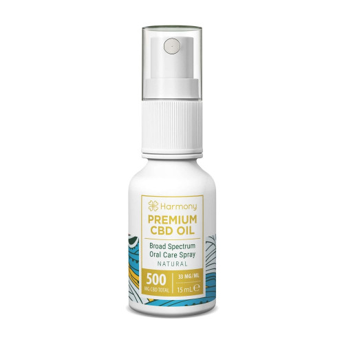 CBD sprej - Harmony Oral Care, 500 mg, 15 ml