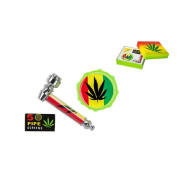 Ručna lula Jamaica + grinder Ručna lula Jamaica + grinder