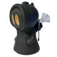 Silikonska lula Black Death, 11 cm