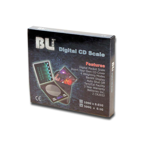 Digitalna vaga za CD-Cover BL, 0,01 - 50 g
