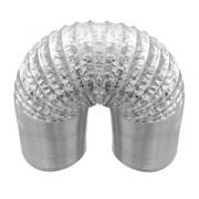 Ventilacijska alu cijev, 100 mm x 10 m