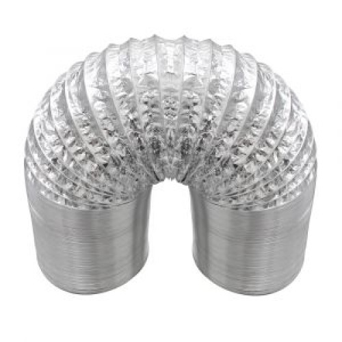 Ventilacijska alu cijev, 100 mm x 10 m