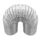 Ventilacijska alu cijev, 100 mm x 10 m