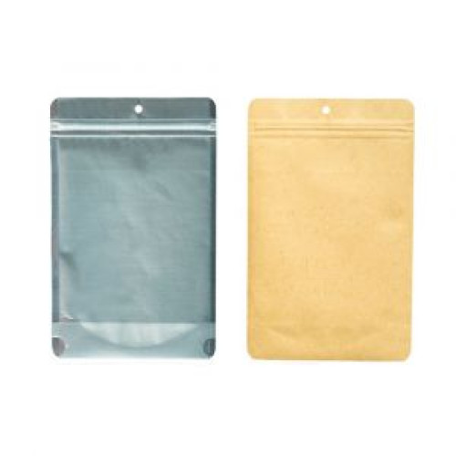 Zip vrećice kraft Qnubu, 28 g, 235 x 150 mm, 50 komada