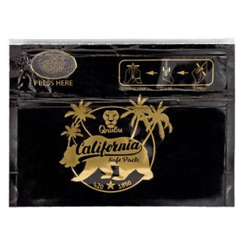 Vrećica Qnubu California s jednostavnim otvaranjem "Press to open", 14 g, 20 x 15 cmv