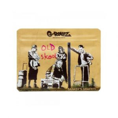 Zip vrećica G-Rollz Banksy's Graffiti, 105 x 80 mm, motiv "Old Skool"